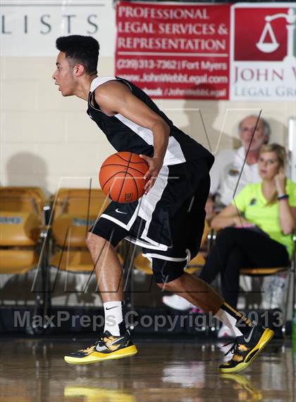 Thumbnail 1 in Sunrise Christian Academy vs. Barking Abbey (London) (City of Palms Classic) photogallery.