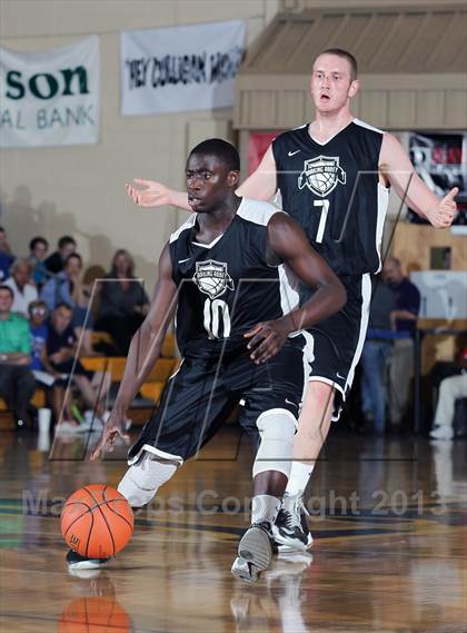 Thumbnail 1 in Sunrise Christian Academy vs. Barking Abbey (London) (City of Palms Classic) photogallery.