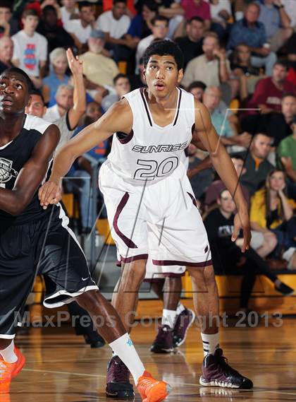 Thumbnail 3 in Sunrise Christian Academy vs. Barking Abbey (London) (City of Palms Classic) photogallery.