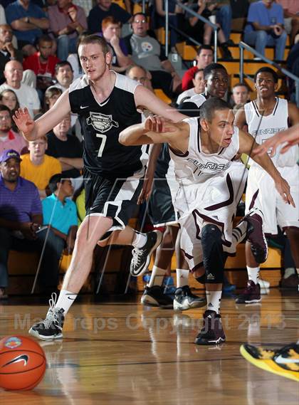 Thumbnail 1 in Sunrise Christian Academy vs. Barking Abbey (London) (City of Palms Classic) photogallery.