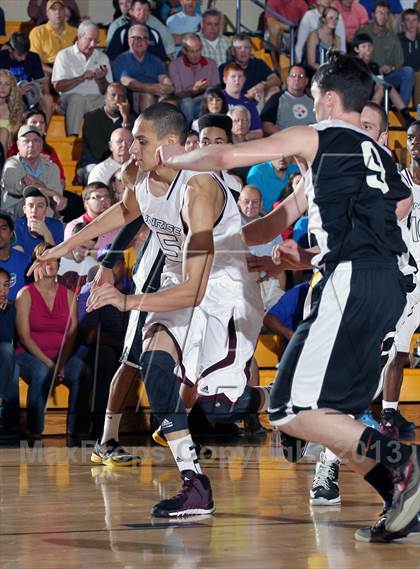 Thumbnail 1 in Sunrise Christian Academy vs. Barking Abbey (London) (City of Palms Classic) photogallery.