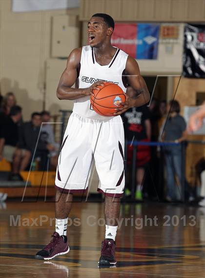 Thumbnail 1 in Sunrise Christian Academy vs. Barking Abbey (London) (City of Palms Classic) photogallery.