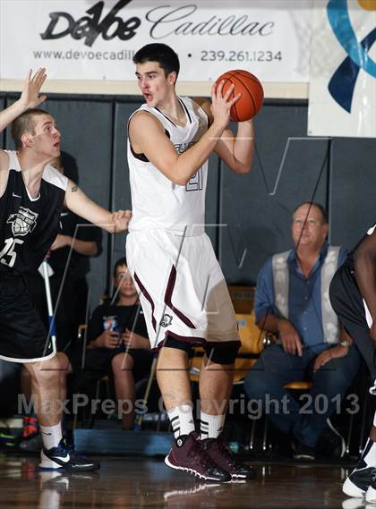 Thumbnail 2 in Sunrise Christian Academy vs. Barking Abbey (London) (City of Palms Classic) photogallery.