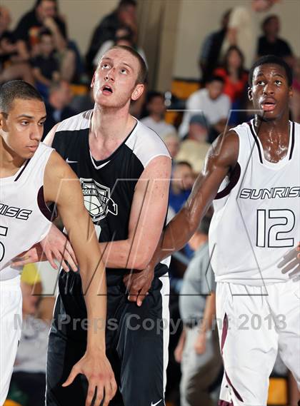 Thumbnail 2 in Sunrise Christian Academy vs. Barking Abbey (London) (City of Palms Classic) photogallery.