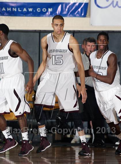 Thumbnail 2 in Sunrise Christian Academy vs. Barking Abbey (London) (City of Palms Classic) photogallery.