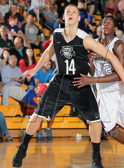 Thumbnail 2 in Sunrise Christian Academy vs. Barking Abbey (London) (City of Palms Classic) photogallery.