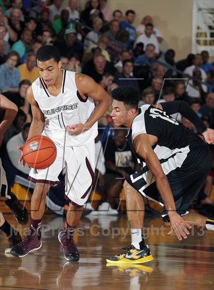 Thumbnail 3 in Sunrise Christian Academy vs. Barking Abbey (London) (City of Palms Classic) photogallery.