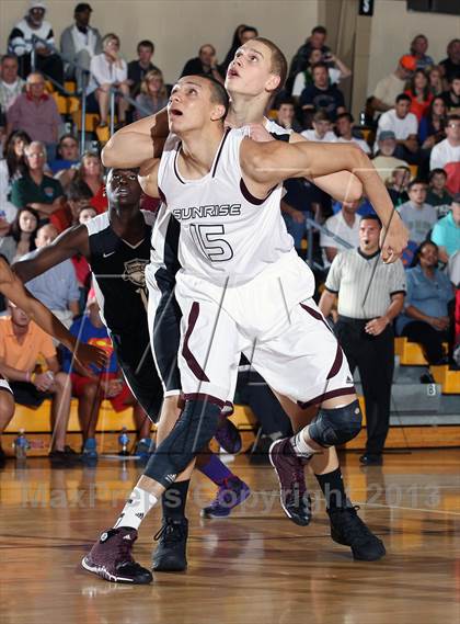 Thumbnail 2 in Sunrise Christian Academy vs. Barking Abbey (London) (City of Palms Classic) photogallery.