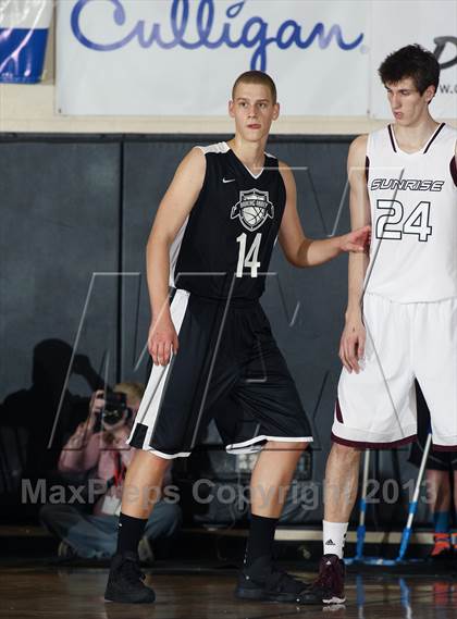 Thumbnail 3 in Sunrise Christian Academy vs. Barking Abbey (London) (City of Palms Classic) photogallery.