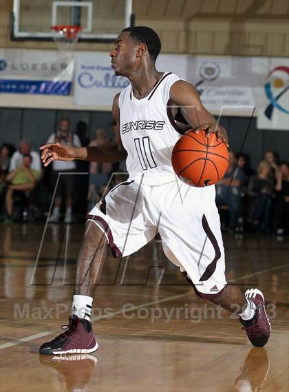 Thumbnail 1 in Sunrise Christian Academy vs. Barking Abbey (London) (City of Palms Classic) photogallery.