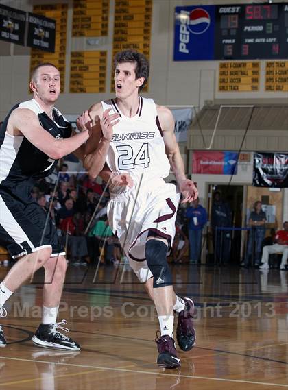 Thumbnail 1 in Sunrise Christian Academy vs. Barking Abbey (London) (City of Palms Classic) photogallery.