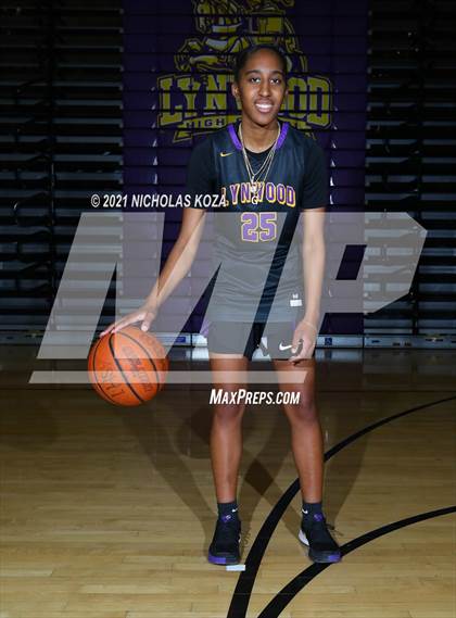 Thumbnail 3 in Lynwood Varsity Basketball Photo Shoot photogallery.