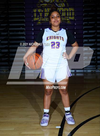 Thumbnail 3 in Lynwood Varsity Basketball Photo Shoot photogallery.