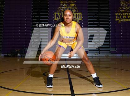 Thumbnail 3 in Lynwood Varsity Basketball Photo Shoot photogallery.