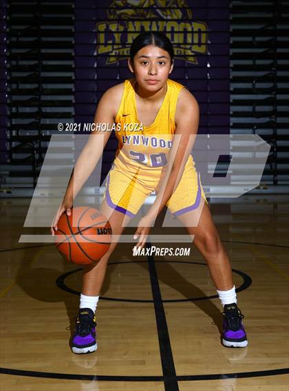 Thumbnail 2 in Lynwood Varsity Basketball Photo Shoot photogallery.
