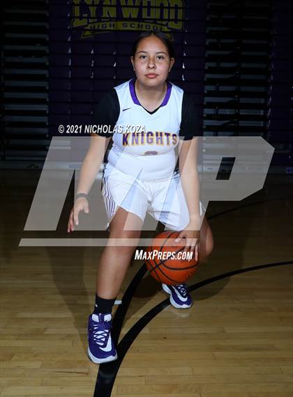 Thumbnail 3 in Lynwood Varsity Basketball Photo Shoot photogallery.