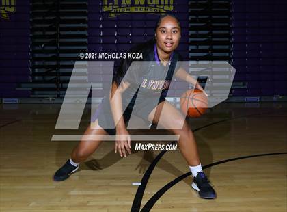 Thumbnail 3 in Lynwood Varsity Basketball Photo Shoot photogallery.