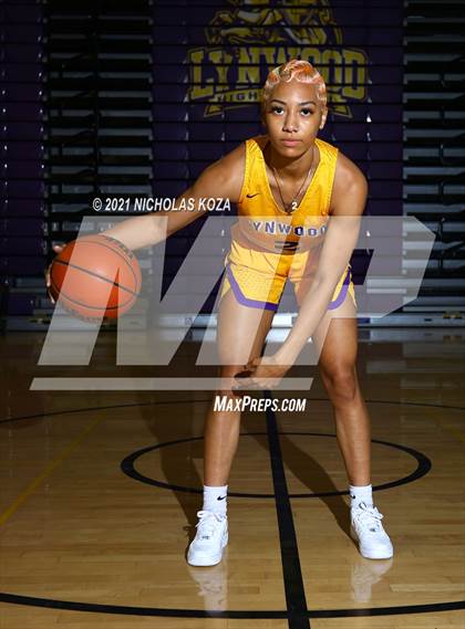 Thumbnail 3 in Lynwood Varsity Basketball Photo Shoot photogallery.