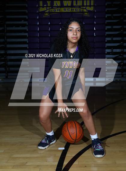 Thumbnail 2 in Lynwood Varsity Basketball Photo Shoot photogallery.