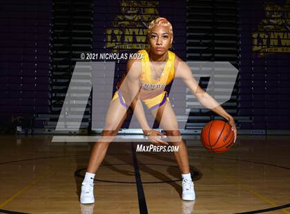 Thumbnail 2 in Lynwood Varsity Basketball Photo Shoot photogallery.