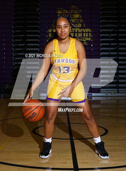 Thumbnail 3 in Lynwood Varsity Basketball Photo Shoot photogallery.