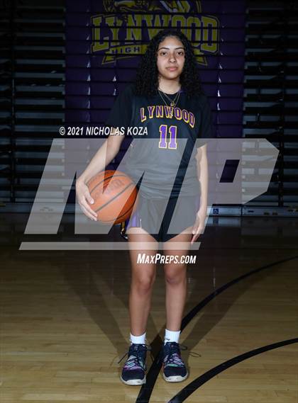 Thumbnail 2 in Lynwood Varsity Basketball Photo Shoot photogallery.