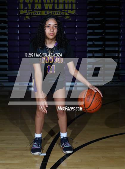 Thumbnail 3 in Lynwood Varsity Basketball Photo Shoot photogallery.