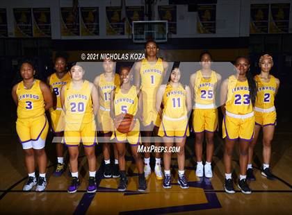 Thumbnail 1 in Lynwood Varsity Basketball Photo Shoot photogallery.