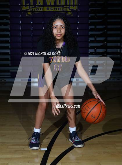 Thumbnail 1 in Lynwood Varsity Basketball Photo Shoot photogallery.