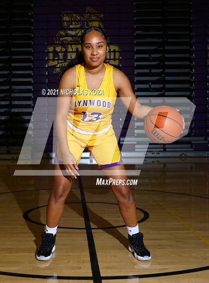 Thumbnail 2 in Lynwood Varsity Basketball Photo Shoot photogallery.