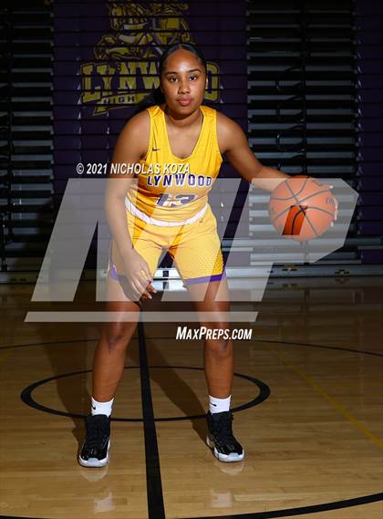 Thumbnail 3 in Lynwood Varsity Basketball Photo Shoot photogallery.