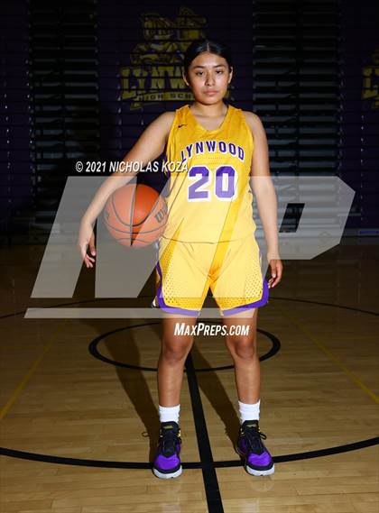 Thumbnail 2 in Lynwood Varsity Basketball Photo Shoot photogallery.