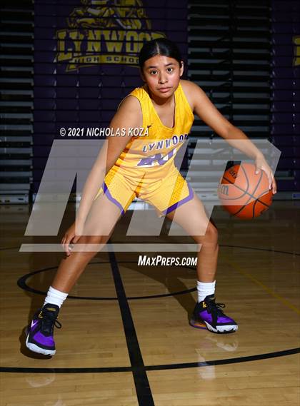Thumbnail 2 in Lynwood Varsity Basketball Photo Shoot photogallery.