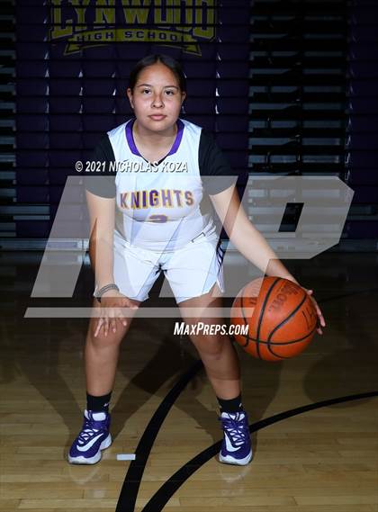 Thumbnail 3 in Lynwood Varsity Basketball Photo Shoot photogallery.