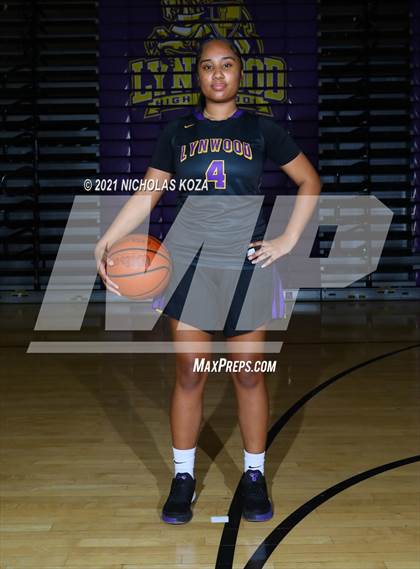 Thumbnail 2 in Lynwood Varsity Basketball Photo Shoot photogallery.