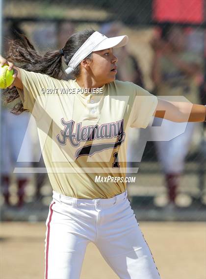 Thumbnail 3 in Godinez vs. Alemany (CIF SS D5 Quarterfinal) photogallery.