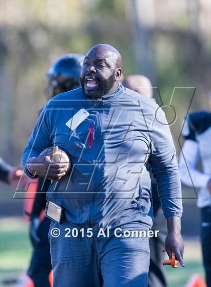 Thumbnail 1 in Fairmont Heights @ Forestville Military Academy (MPSSAA 1A North Semifinal) photogallery.