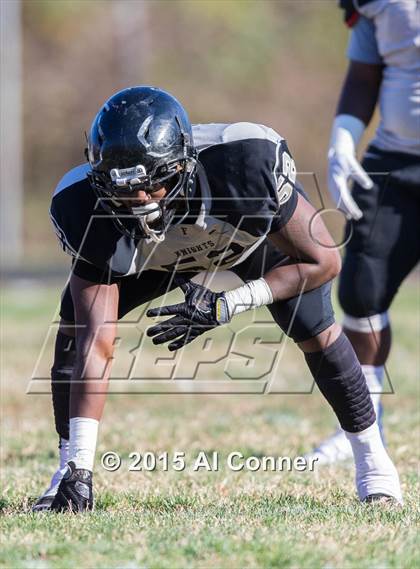 Thumbnail 2 in Fairmont Heights @ Forestville Military Academy (MPSSAA 1A North Semifinal) photogallery.