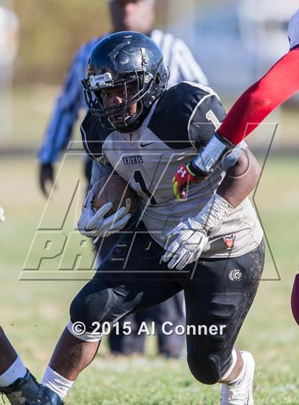 Thumbnail 3 in Fairmont Heights @ Forestville Military Academy (MPSSAA 1A North Semifinal) photogallery.