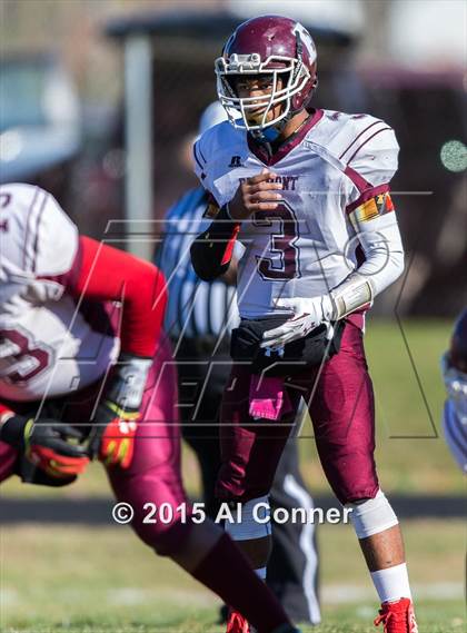 Thumbnail 1 in Fairmont Heights @ Forestville Military Academy (MPSSAA 1A North Semifinal) photogallery.