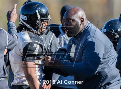 Thumbnail 2 in Fairmont Heights @ Forestville Military Academy (MPSSAA 1A North Semifinal) photogallery.
