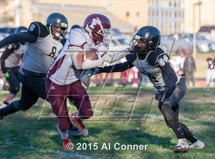 Thumbnail 1 in Fairmont Heights @ Forestville Military Academy (MPSSAA 1A North Semifinal) photogallery.