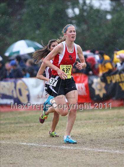 Thumbnail 2 in CIF State Cross Country Championships (D5 Girls) photogallery.