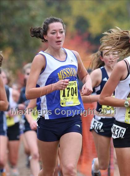 Thumbnail 3 in CIF State Cross Country Championships (D5 Girls) photogallery.