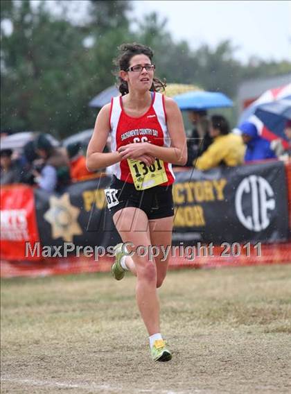 Thumbnail 3 in CIF State Cross Country Championships (D5 Girls) photogallery.