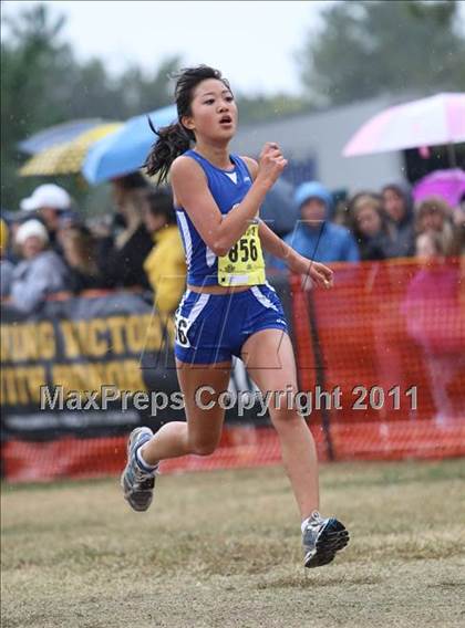 Thumbnail 3 in CIF State Cross Country Championships (D5 Girls) photogallery.
