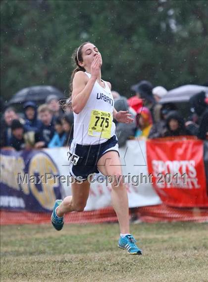 Thumbnail 1 in CIF State Cross Country Championships (D5 Girls) photogallery.