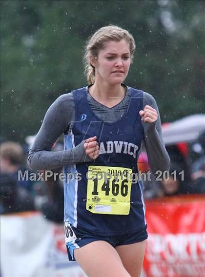 Thumbnail 3 in CIF State Cross Country Championships (D5 Girls) photogallery.