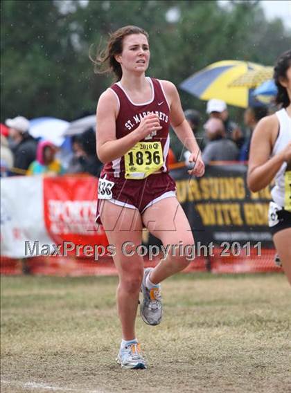 Thumbnail 1 in CIF State Cross Country Championships (D5 Girls) photogallery.