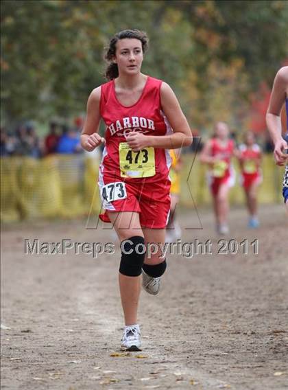 Thumbnail 3 in CIF State Cross Country Championships (D5 Girls) photogallery.
